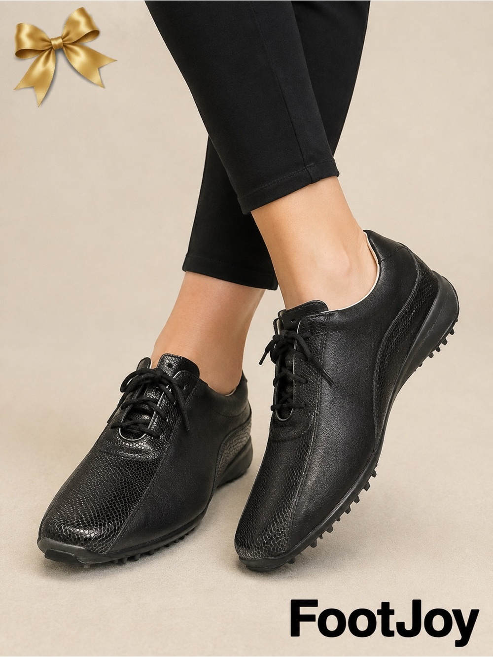 FootJoy LoPro Collection Leather Golf Shoes Black Women’s Size 9M